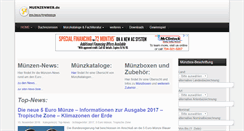 Desktop Screenshot of muenzenweb.de