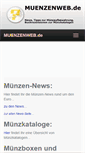 Mobile Screenshot of muenzenweb.de